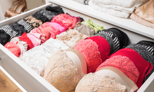 organiseer je lingerie
