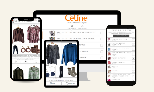 Digitale kledingkast met nieuwe combinaties uit je eigen garderobe