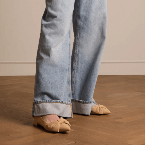 Een schoen die aansluit bij je huidskleur werkt verlengend en past onder al je kleding.