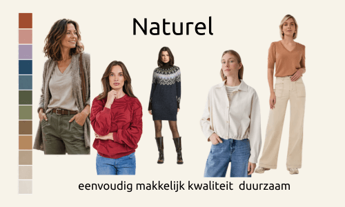 De natuurlijke stijlpersoonlijkheid houdt het graag wat rustiger in haar kleding.