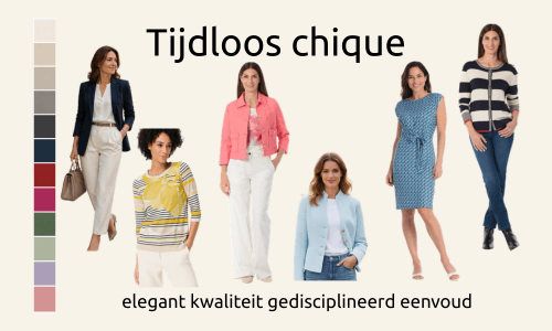 De tijdloos chique vrouw houdt van elegantie en vindt het niet erg om zakelijk gekleed te gaan.